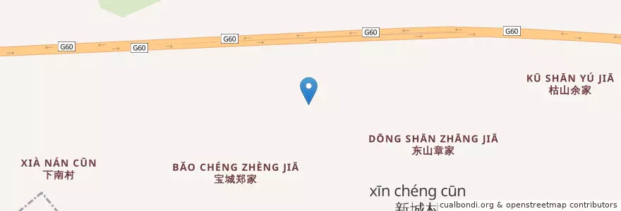 Mapa de ubicacion de 张公镇 en 중국, 장시성, 난창시, 进贤县, 张公镇.