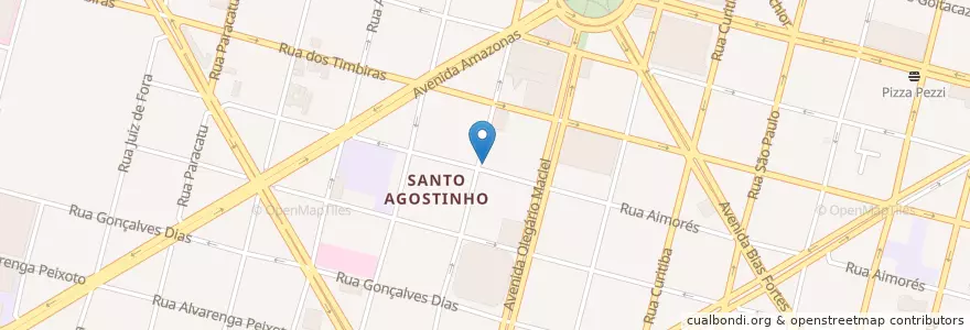 Mapa de ubicacion de Loop Cervejaria & Steakhouse en Brésil, Région Sud-Est, Minas Gerais, Região Geográfica Intermediária De Belo Horizonte, Região Metropolitana De Belo Horizonte, Microrregião Belo Horizonte, Belo Horizonte.