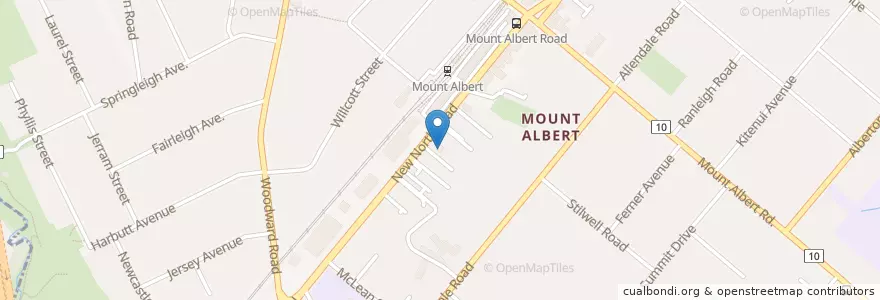 Mapa de ubicacion de Mount Albert Physiotherapy Clinic en Новая Зеландия, Auckland, Albert-Eden.