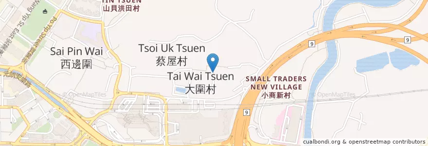 Mapa de ubicacion de 黃屋村公廁 Wong Uk Tsuen Public Toilet en 中国, 香港, 広東省, 新界, 元朗區 Yuen Long District.