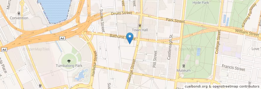 Mapa de ubicacion de Oh! Matcha en Australien, Neusüdwales, Council Of The City Of Sydney, Sydney.
