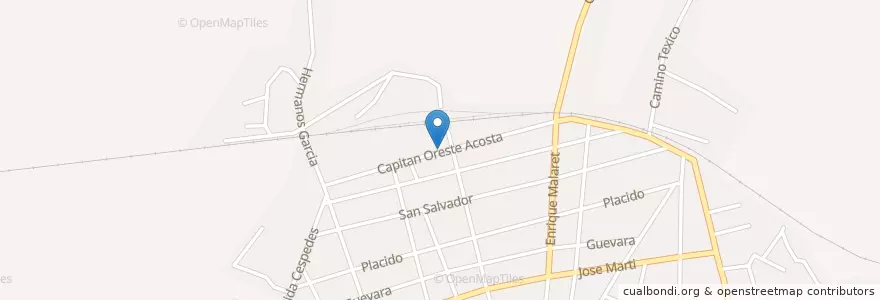 Mapa de ubicacion de private parking for Hostal La Paloma en Cuba, Villa Clara, Remedios.