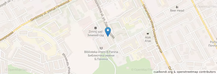 Mapa de ubicacion de Областная стоматологическая поликлиника en Russia, Volga Federal District, Nizhny Novgorod Oblast, Nizhny Novgorod.