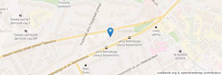 Mapa de ubicacion de Уралсиб en ロシア, 沿ヴォルガ連邦管区, ニジニ・ノヴゴロド州, ニジニ・ノヴゴロド管区.