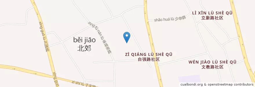 Mapa de ubicacion de 长堎镇 en 中国, 江西省, 南昌市, 新建区, 长堎镇.