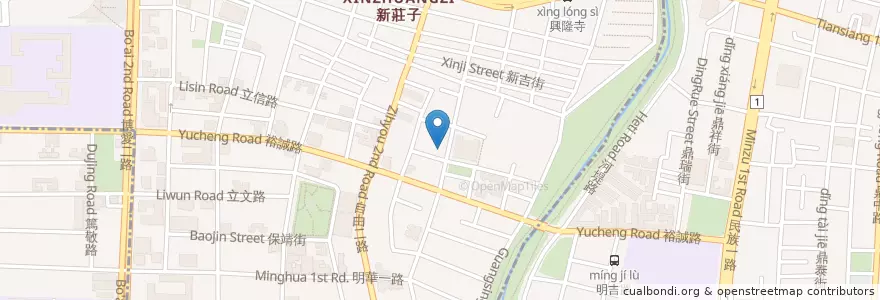 Mapa de ubicacion de ㄧ現代幼稚園 en Taiwan, Kaohsiung, 三民區, 左營區.