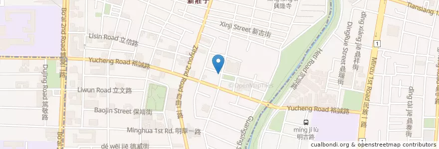 Mapa de ubicacion de 燒肉咬蛋 en 臺灣, 高雄市, 三民區, 左營區.