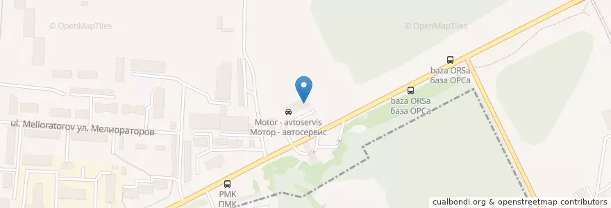 Mapa de ubicacion de Мотор en Russie, District Fédéral De La Volga, Oblast De Kirov, Кирово-Чепецкий Район, Чепецкое Сельское Поселение.