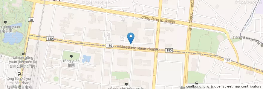 Mapa de ubicacion de 郵局ATM en تایوان, 臺南市, 北區.