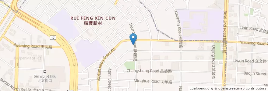 Mapa de ubicacion de 鄭廣仁小兒科診所 en Taiwan, Kaohsiung, 鼓山區.