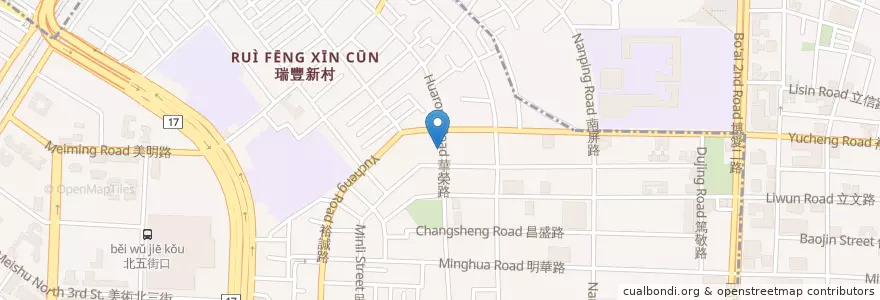 Mapa de ubicacion de 謝松樺耳鼻喉科診所 en 臺灣, 高雄市, 鼓山區.