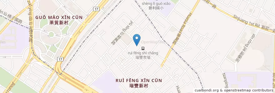 Mapa de ubicacion de 嵩柏藥局 en 臺灣, 高雄市.