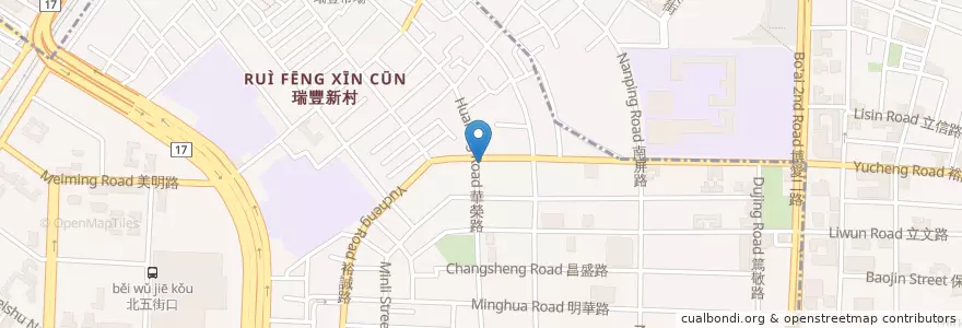 Mapa de ubicacion de 宏恩牙醫 en 타이완, 가오슝시, 구산 구.