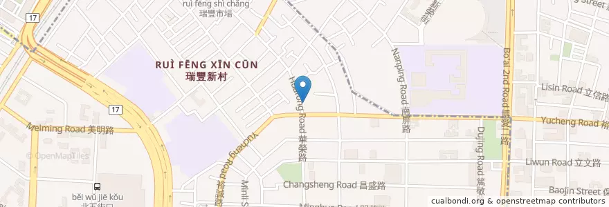 Mapa de ubicacion de 瑞芳耳鼻喉科 en Tayvan, Kaohsiung.