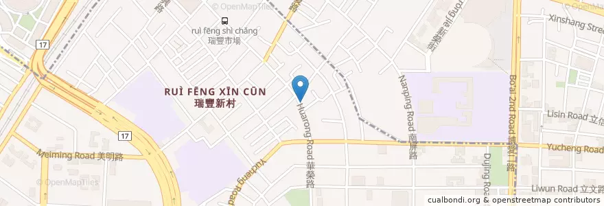 Mapa de ubicacion de 巧手湯包 en 타이완, 가오슝시.