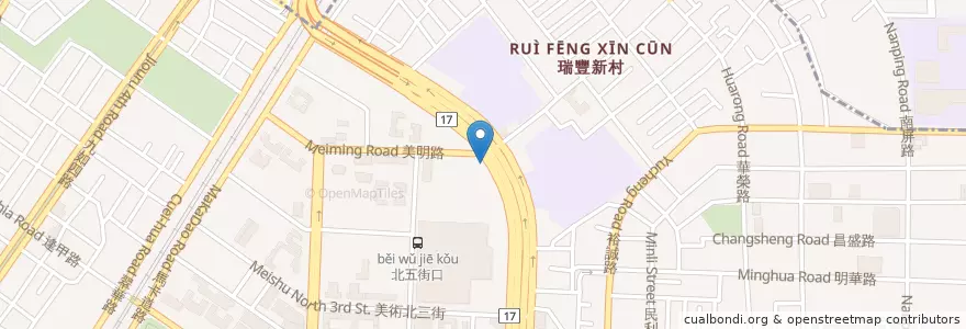 Mapa de ubicacion de 洗車 Car Wash en Taiwan, Kaohsiung, 鼓山區.