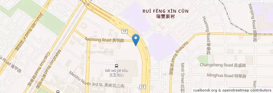 Mapa de ubicacion de 韓國先生宮韓宴店 en تايوان, كاوهسيونغ, 鼓山區.