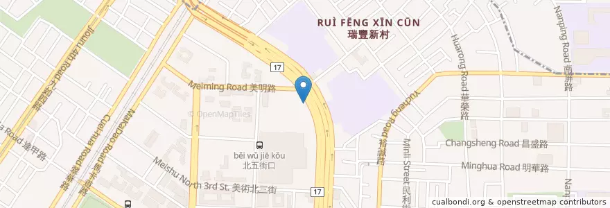 Mapa de ubicacion de 當代牙醫診所 en Tayvan, Kaohsiung, 鼓山區.