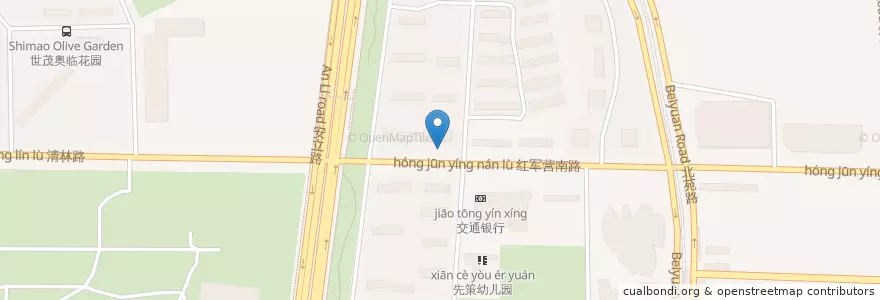Mapa de ubicacion de 工商银行 en چین, پکن, هبئی, 朝阳区 / Chaoyang.