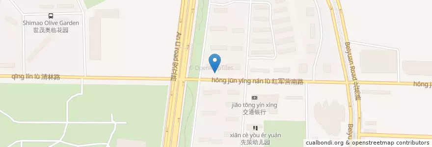 Mapa de ubicacion de 北京银行 en Cina, Pechino, Hebei, 朝阳区 / Chaoyang.