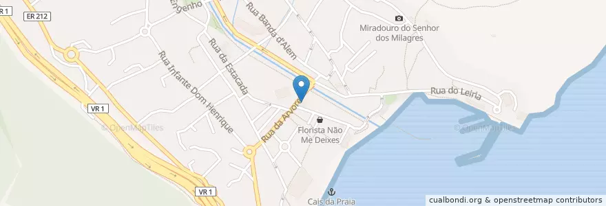 Mapa de ubicacion de Câmara Municipal de Machico en Portugal, Machico, Machico.