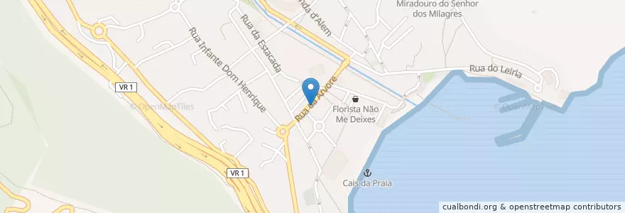 Mapa de ubicacion de Zarco en ポルトガル, Machico, Machico.