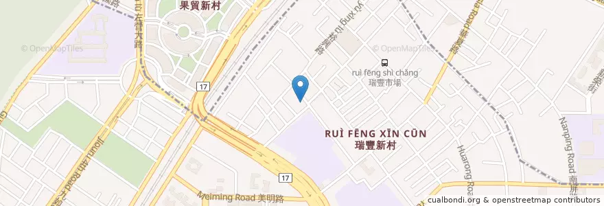 Mapa de ubicacion de 瑞豐護理之家 en 臺灣, 高雄市.