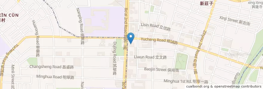 Mapa de ubicacion de 國泰世華商業銀行 en Tayvan, Kaohsiung, 左營區.