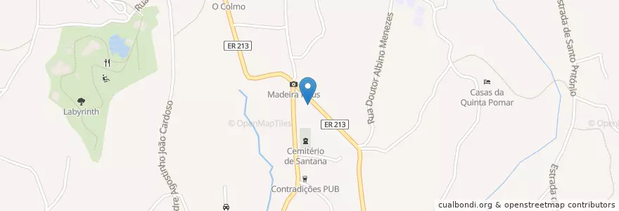 Mapa de ubicacion de Repsol en البرتغال, Santana, Santana.