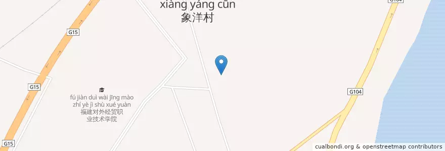 Mapa de ubicacion de 马尾区 en China, Fujian, Fuzhou, 马尾区.