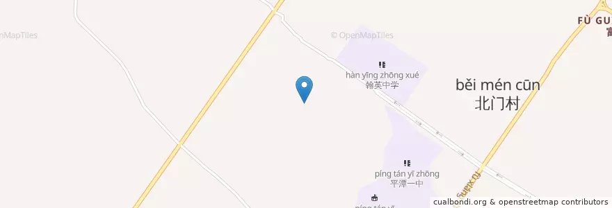 Mapa de ubicacion de 平潭县 en China, Fujian, Fuzhou, 平潭县.