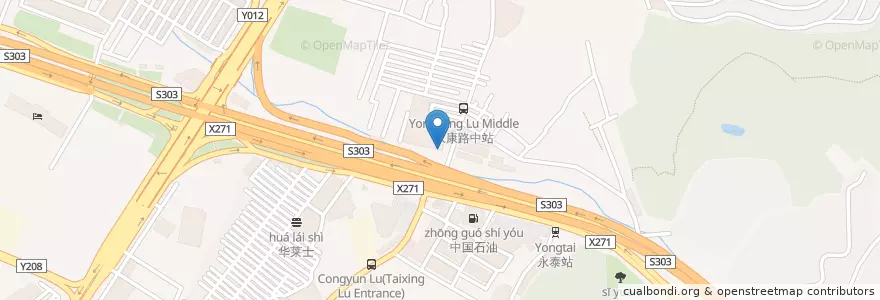 Mapa de ubicacion de KFC en China, Guangdong, Guangzhou, 白云区.