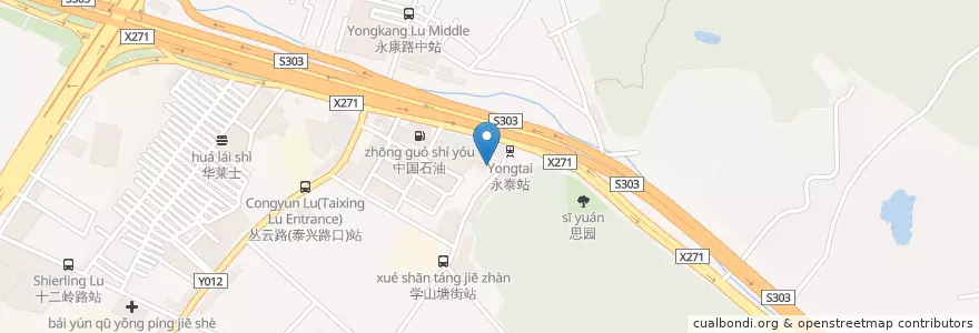 Mapa de ubicacion de 肯德基 en 中国, 广东省, 广州市, 白云区.