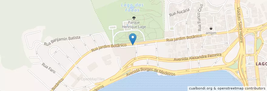Mapa de ubicacion de Parque Lage en Бразилия, Юго-Восточный Регион, Рио-Де-Жанейро, Região Metropolitana Do Rio De Janeiro, Região Geográfica Imediata Do Rio De Janeiro, Região Geográfica Intermediária Do Rio De Janeiro, Рио-Де-Жанейро.