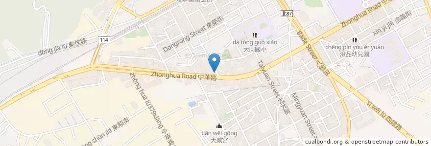 Mapa de ubicacion de 安濟診所 en Taiwan, Nuova Taipei, Distretto Di Shulin.