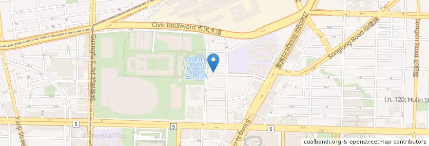 Mapa de ubicacion de ConfitRémi 黑米Café‧Bistro en Tayvan, 新北市, Taipei, 信義區.
