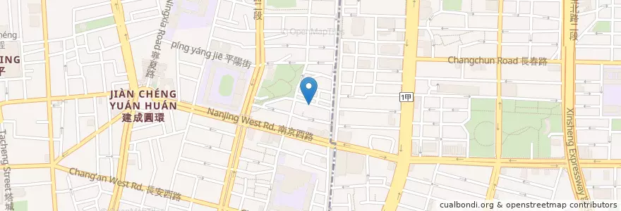 Mapa de ubicacion de nichi nichi 日子咖啡 en Taiwán, Nuevo Taipéi, Taipéi, 大同區.