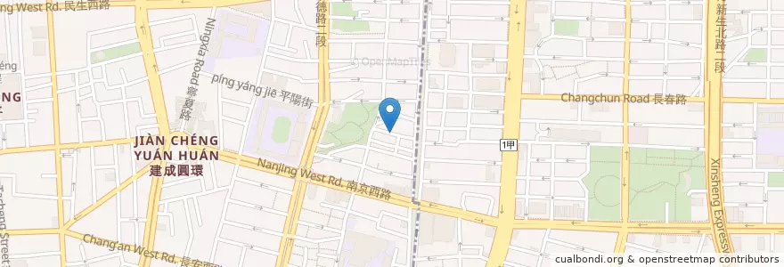Mapa de ubicacion de 小時咖啡 en Taiwan, Nuova Taipei, Taipei, Distretto Di Datong.