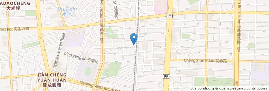 Mapa de ubicacion de Rooster Cafe & Vintage en 台湾, 新北市, 台北市.