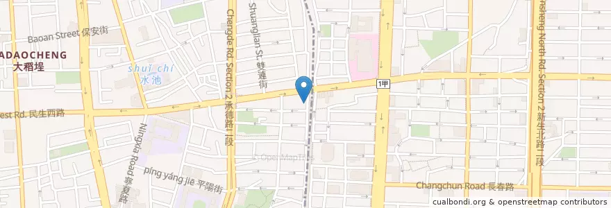 Mapa de ubicacion de 原味湯廚 en تایوان, 新北市, تایپه.