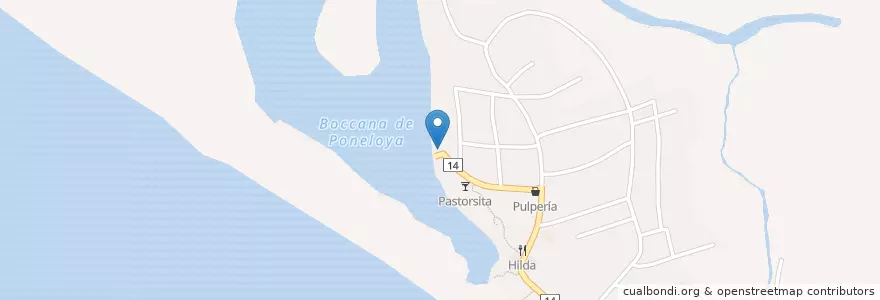 Mapa de ubicacion de Bar Margarita en 니카라과, León, León (Municipio).
