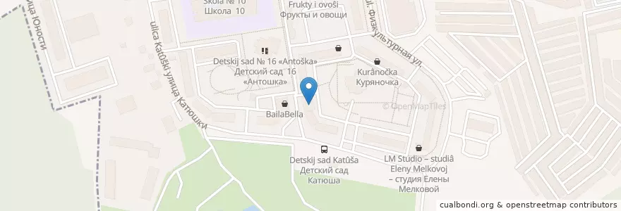 Mapa de ubicacion de Куклы и Люди en Rusland, Centraal Federaal District, Oblast Moskou, Городской Округ Лобня.