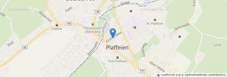 Mapa de ubicacion de Seisler Grill en Switzerland, Fribourg, Sensebezirk, Plaffeien.
