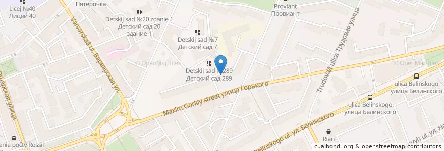 Mapa de ubicacion de УПП №7 en Rusia, Приволжский Федеральный Округ, Нижегородская Область, Городской Округ Нижний Новгород.