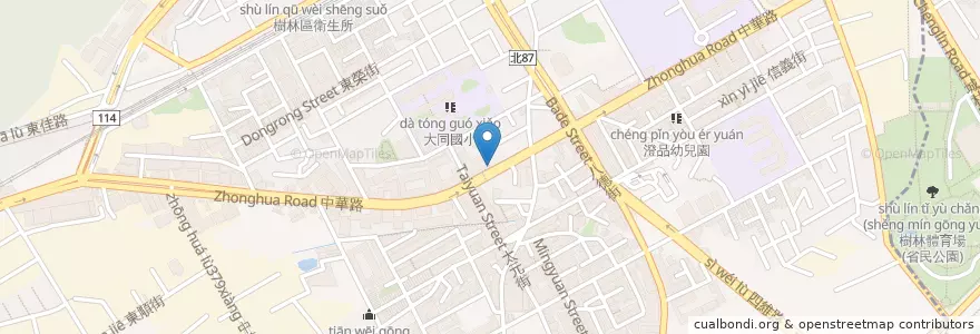 Mapa de ubicacion de 劉遠祺婦產科 en Taiwán, Nuevo Taipéi, 樹林區.