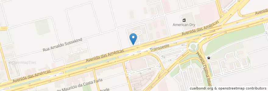 Mapa de ubicacion de Salvador Allende BRT en ブラジル, 南東部地域, リオ デ ジャネイロ, Região Metropolitana Do Rio De Janeiro, Região Geográfica Imediata Do Rio De Janeiro, Região Geográfica Intermediária Do Rio De Janeiro, リオデジャネイロ.