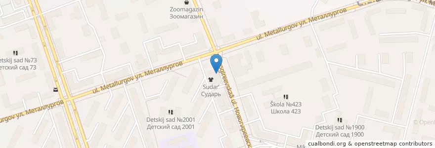 Mapa de ubicacion de ГорЗдрав en روسیه, Центральный Федеральный Округ, Москва, Восточный Административный Округ.