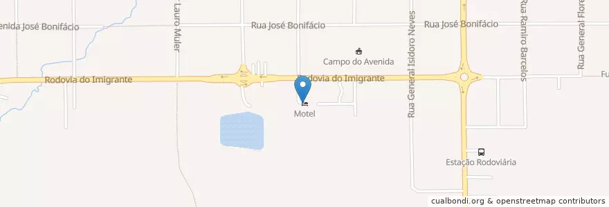 Mapa de ubicacion de Motel en 巴西, 南部, 南里奥格兰德, Região Geográfica Intermediária De Santa Maria, Região Geográfica Imediata De Santa Maria, Agudo.