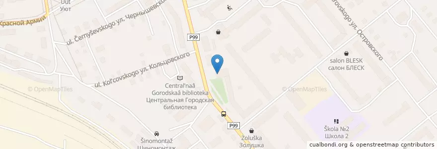 Mapa de ubicacion de Буйская стоматологическая поликлиника en Russland, Föderationskreis Zentralrussland, Oblast Kostroma, Буйский Район, Городской Округ Буй.
