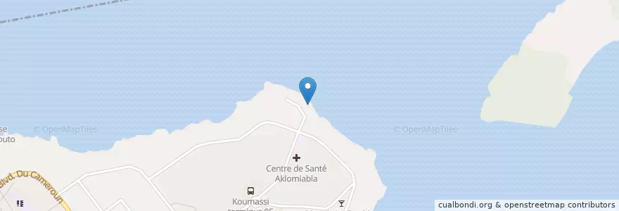 Mapa de ubicacion de Gare pinasse Koumassi - M'Badon en ساحل العاج, أبيدجان, Koumassi.